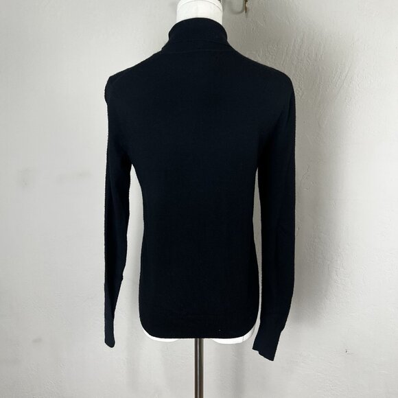 AYR Sweater Turtleneck Black Knit Viscose Blend Long Sleeve Women's Size XS - Picture 6 of 11